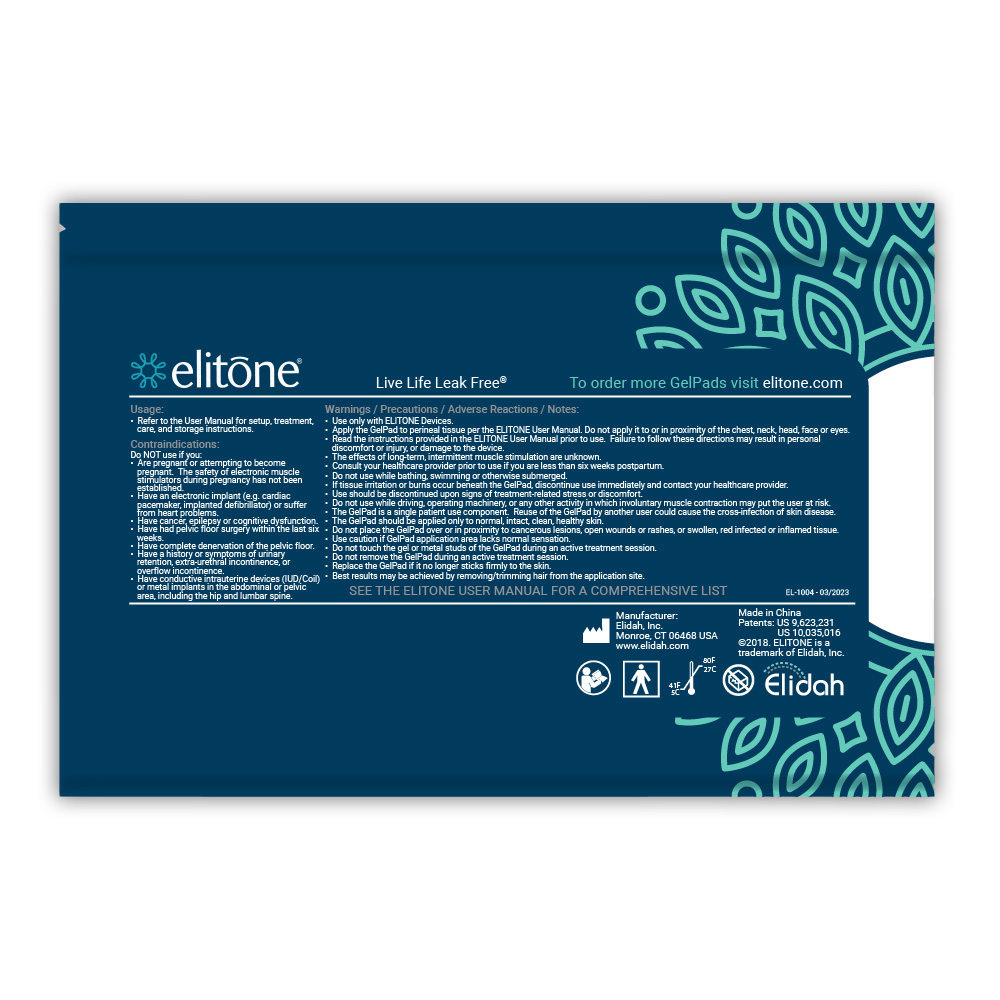 Gelpad package back
